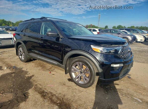 1FMSK8DH1MGC08687 2021 FORD EXPLORER Black Առջևի աջ