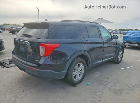 1FMSK8DH2MGC32142 2021 FORD EXPLORER Black Trasero derecho