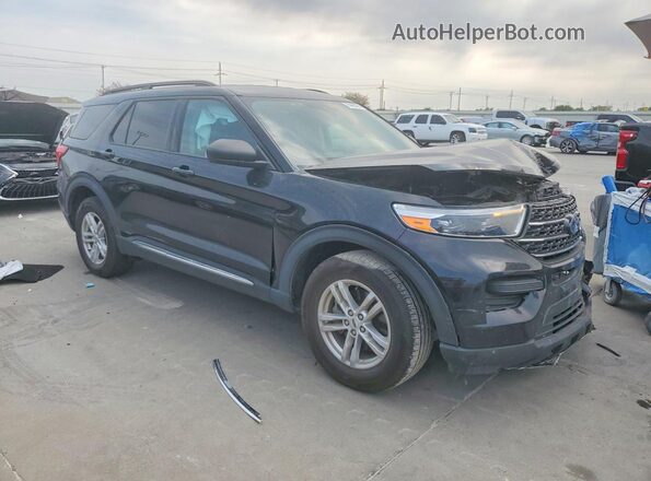 1FMSK8DH2MGC32142 2021 FORD EXPLORER Black Delantero derecho