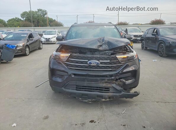 1FMSK8DH2MGC32142 2021 FORD EXPLORER Black Vista frontal