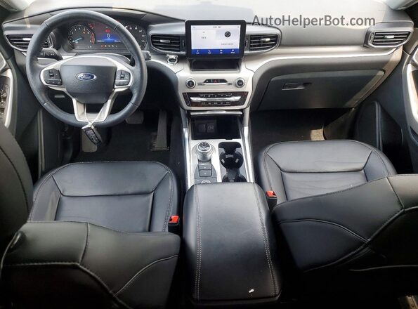 1FMSK8DH2RGA20106 2024 FORD EXPLORER Black Widok deski rozdzielczej