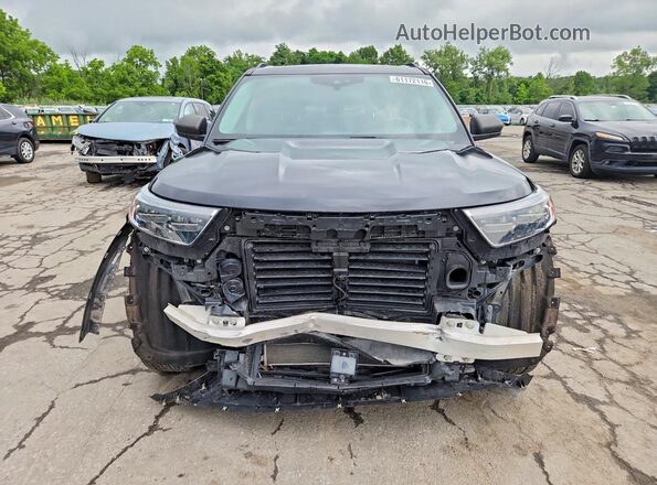1FMSK8DH4MGB22242 2021 FORD EXPLORER Black Front view