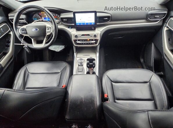 1FMSK8DH4MGB22242 2021 FORD EXPLORER Black Dashboard view