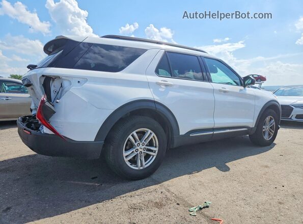 1FMSK8DH4PGB14596 2023 FORD EXPLORER White Задня права чверть