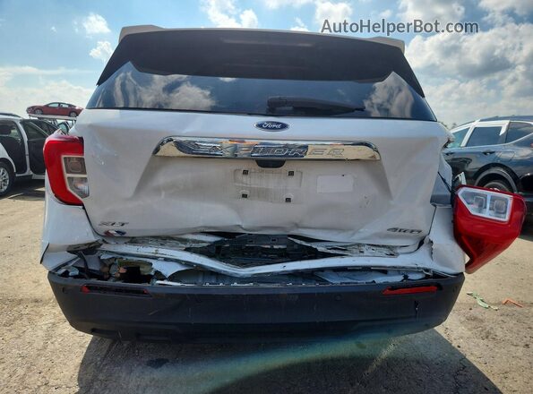 1FMSK8DH4PGB14596 2023 FORD EXPLORER White Вид ззаду
