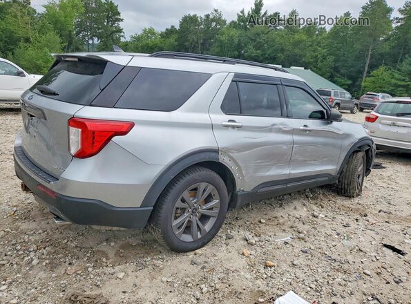 1FMSK8DH5MGA98761 2021 FORD EXPLORER Silver Tył prawy