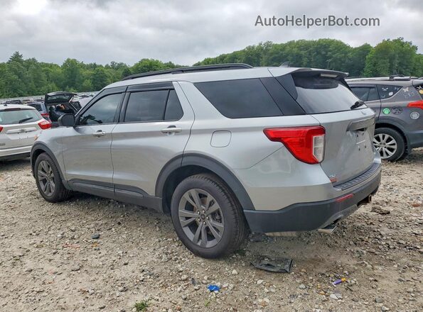 1FMSK8DH5MGA98761 2021 FORD EXPLORER Silver Tył lewy