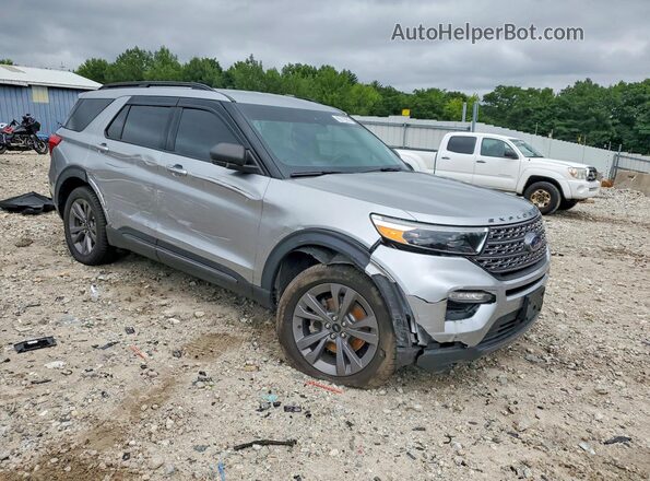 1FMSK8DH5MGA98761 2021 FORD EXPLORER Silver Przód prawy