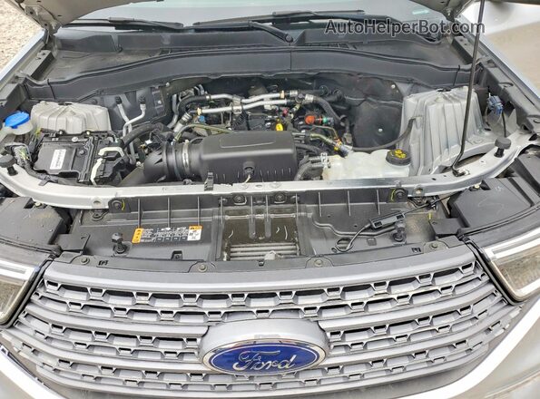 1FMSK8DH5MGA98761 2021 FORD EXPLORER Silver Widok komory silnika