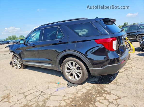 1FMSK8DH6LGA33075 2020 FORD EXPLORER Black Հետևի ձախ