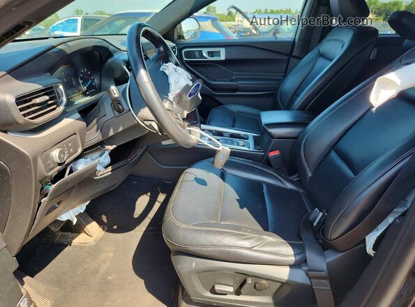 1FMSK8DH6LGA33075 2020 FORD EXPLORER Black Սալոնի դիմացի տեսք