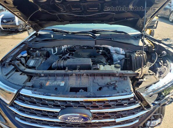 1FMSK8DH6LGA33075 2020 FORD EXPLORER Black Շարժիչի բաժամունքի տեսք
