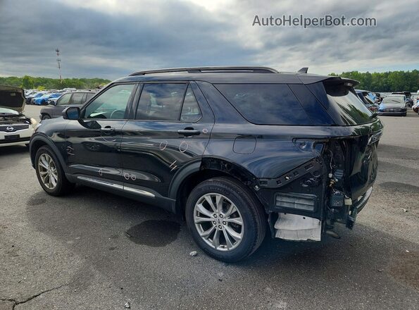 1FMSK8DH6MGC28563 2021 FORD EXPLORER Black Rear left