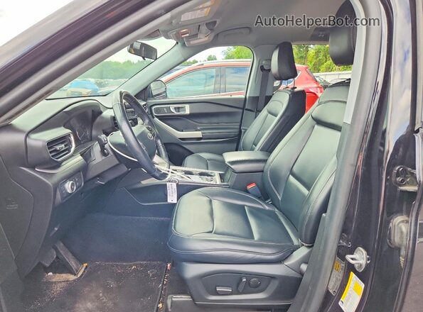 1FMSK8DH6MGC28563 2021 FORD EXPLORER Black Front interior view