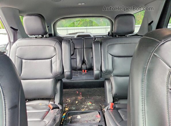 1FMSK8DH6MGC28563 2021 FORD EXPLORER Black Rear seats view