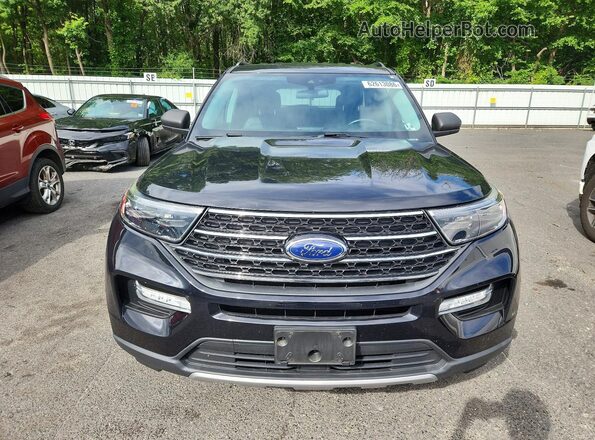 1FMSK8DH6MGC28563 2021 FORD EXPLORER Black Front view