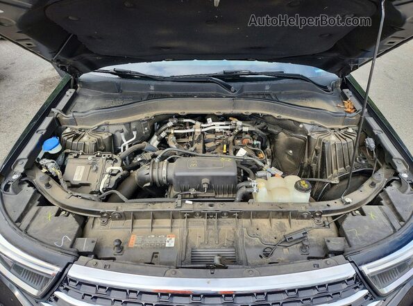 1FMSK8DH6MGC28563 2021 FORD EXPLORER Black Engine compartment view