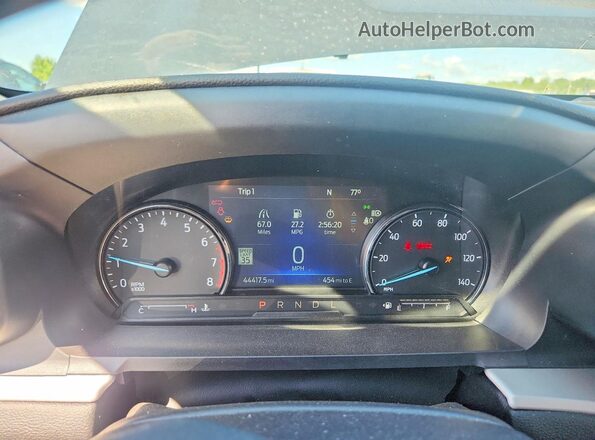 1FMSK8DH6PGB00943 2023 FORD EXPLORER Gray Вид щитка приладів