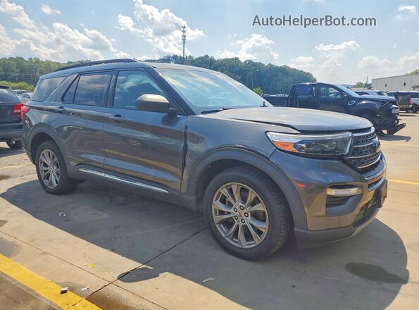1FMSK8DH7LGA51150 2020 FORD EXPLORER Gray Передня права чверть