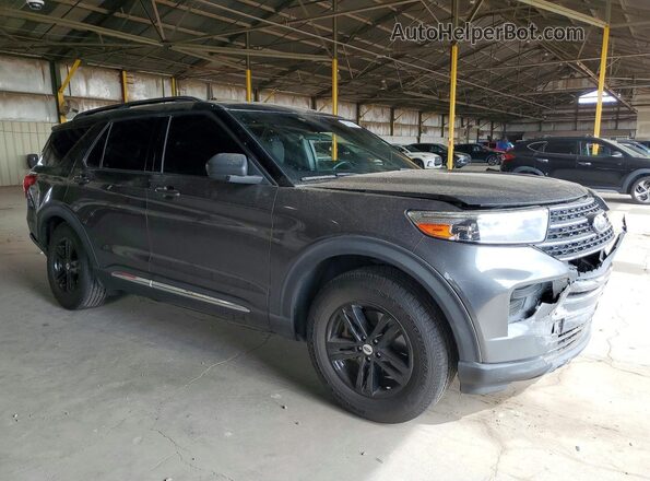 1FMSK8DH7LGC47959 2020 FORD EXPLORER Gray Передня права чверть