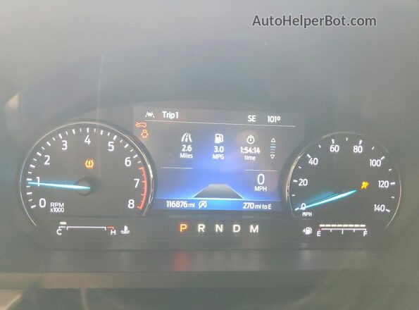1FMSK8DH7LGC47959 2020 FORD EXPLORER Gray Вид щитка приладів