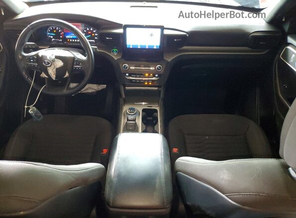 1FMSK8DH7LGC47959 2020 FORD EXPLORER Gray Вид панелі приладів