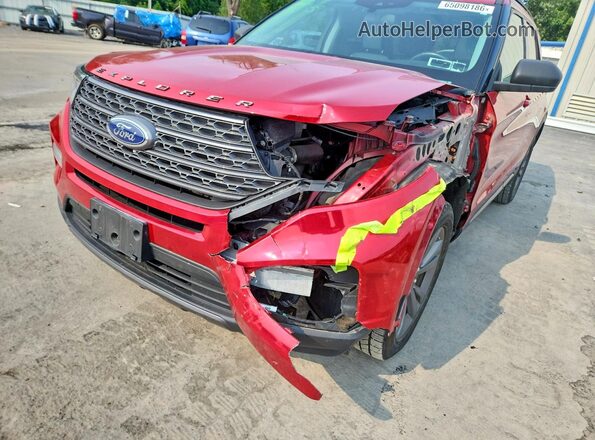 1FMSK8DH9MGA10925 2021 FORD EXPLORER Red ხელსაწყოთა პანელის ხედი