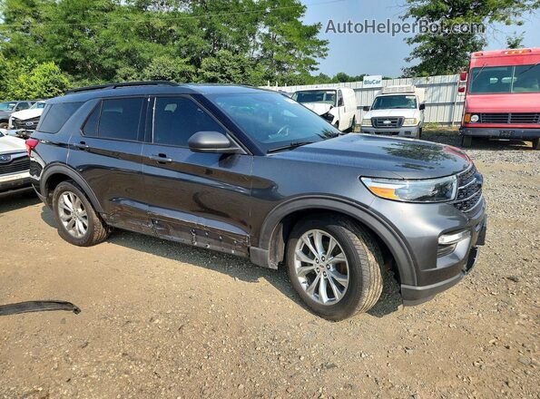 1FMSK8DHXLGA46749 2020 FORD EXPLORER Gray Передня права чверть