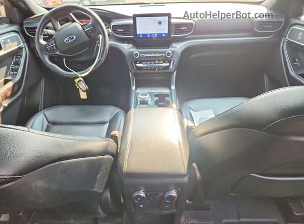 1FMSK8DHXLGA46749 2020 FORD EXPLORER Gray Вид панелі приладів