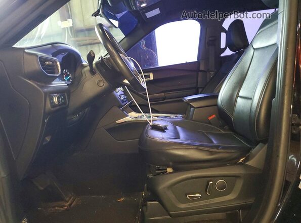 1FMSK8FH1LGA34633 2020 FORD EXPLORER Black Widok wnętrza z przodu