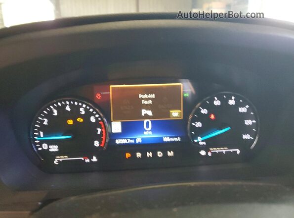 1FMSK8FH1LGA34633 2020 FORD EXPLORER Black Widok zestawu wskaźników