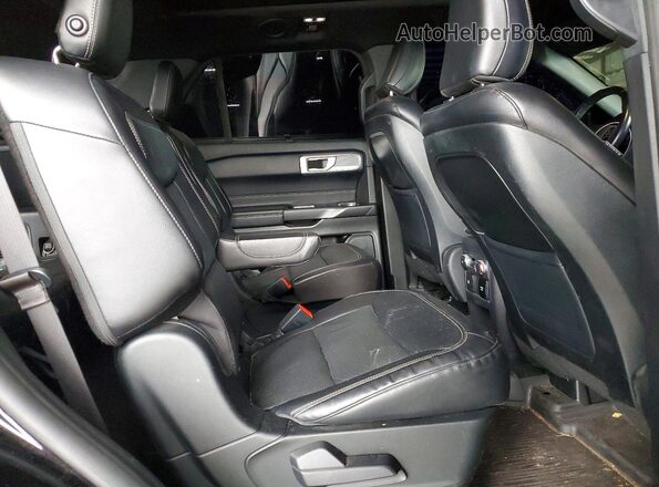 1FMSK8FH1LGA34633 2020 FORD EXPLORER Black Widok tylnych siedzeń