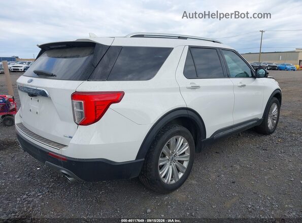 1FMSK8FH3LGC56073 2020 FORD EXPLORER White Rear right