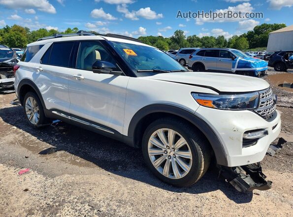 1FMSK8FH4MGA26656 2021 FORD EXPLORER White Delantero derecho