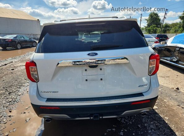 1FMSK8FH4MGA26656 2021 FORD EXPLORER White Vista trasera