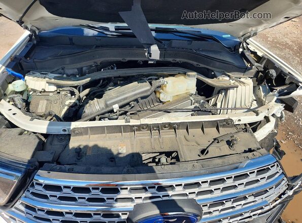1FMSK8FH4MGA26656 2021 FORD EXPLORER White Vista interior trasera