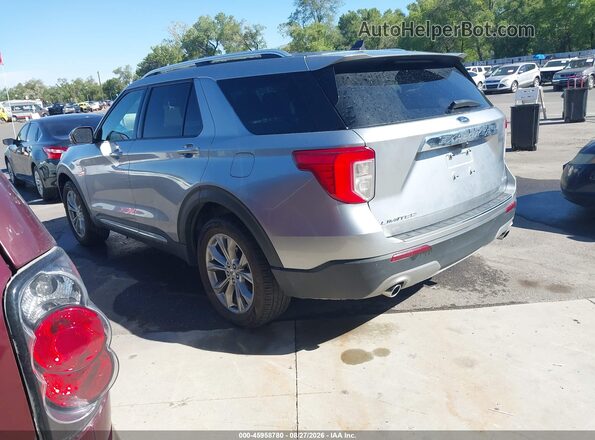1FMSK8FH8MGA88237 2021 FORD EXPLORER Silver Rear left