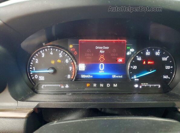 1FMSK8FH9LGA78945 2020 FORD EXPLORER Белый Вид щитка приборов