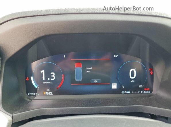1FMUK7DH2SGA26335 2025 FORD EXPLORER Серебряный Вид щитка приборов
