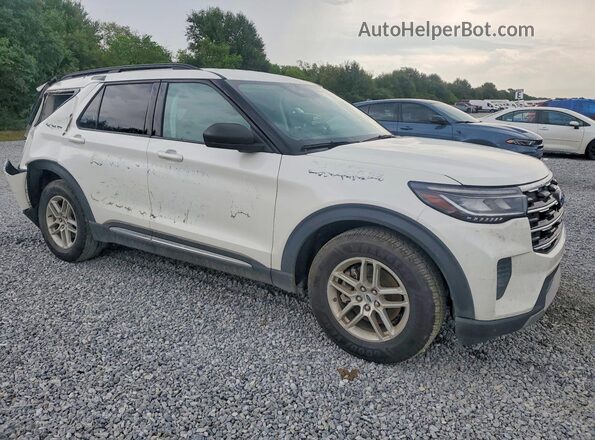 1FMUK7DH5SGA41184 2025 FORD EXPLORER Белый Передняя правая четверть