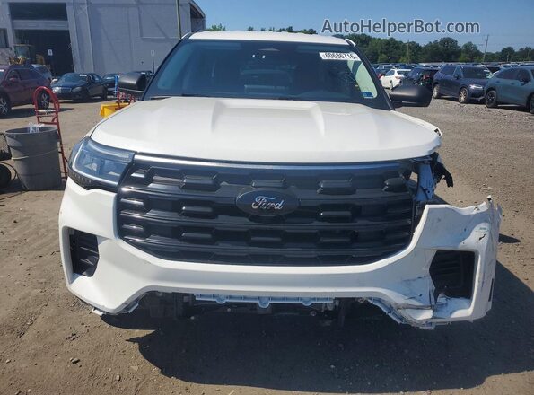1FMUK7DH9SGA96821 2025 FORD EXPLORER White წინა ხედი