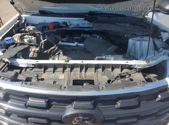 1FMUK7DH9SGA96821 2025 FORD EXPLORER White ძრავის განყოფილების ხედი