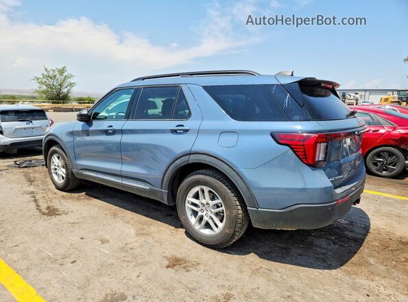 1FMUK8DH0SGC15670 2025 FORD EXPLORER Синий Задняя левая четверть