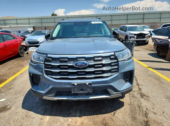 1FMUK8DH0SGC15670 2025 FORD EXPLORER Синий Вид спереди