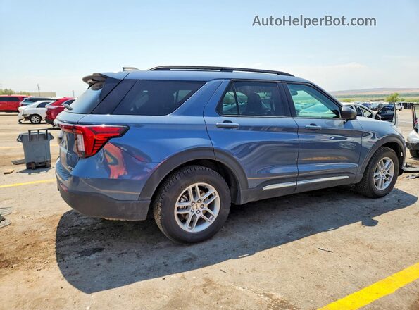 1FMUK8DH0SGC15670 2025 FORD EXPLORER Синий Задняя правая четверть