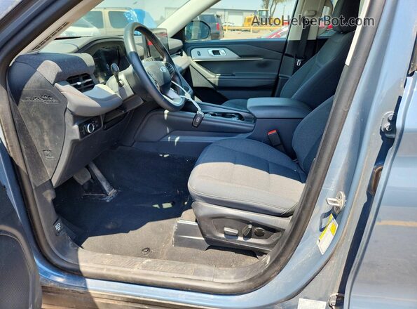 1FMUK8DH0SGC15670 2025 FORD EXPLORER Синий Вид салона спереди