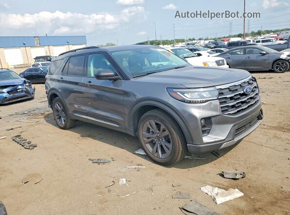 1FMUK8DH0SGC79904 2025 FORD EXPLORER Серый Передняя правая четверть