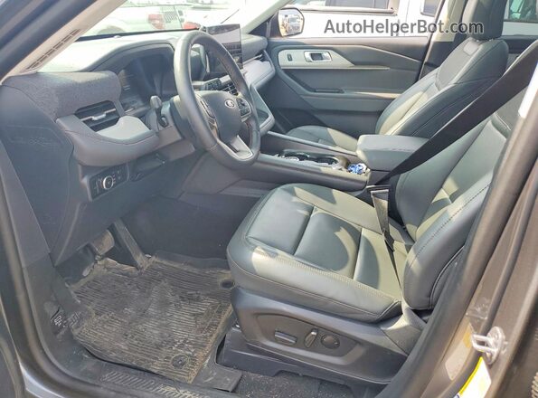 1FMUK8DH0SGC79904 2025 FORD EXPLORER Серый Вид салона спереди