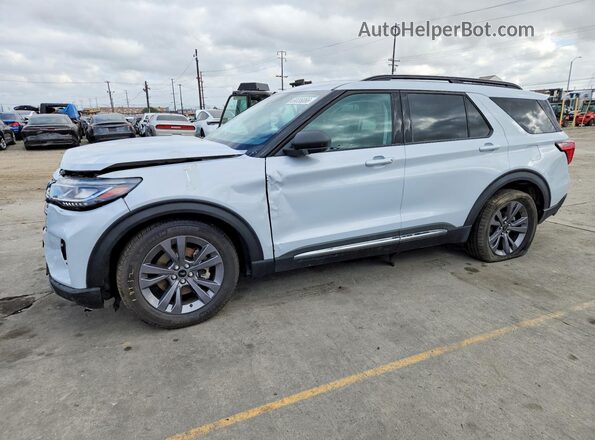 1FMUK8DH2SGC41901 2025 FORD EXPLORER Gray Trasero izquierdo