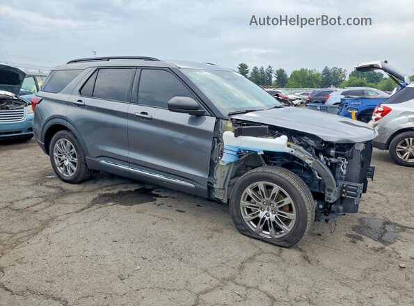 1FMUK8DH6SGA14906 2025 FORD EXPLORER Серый Передняя правая четверть